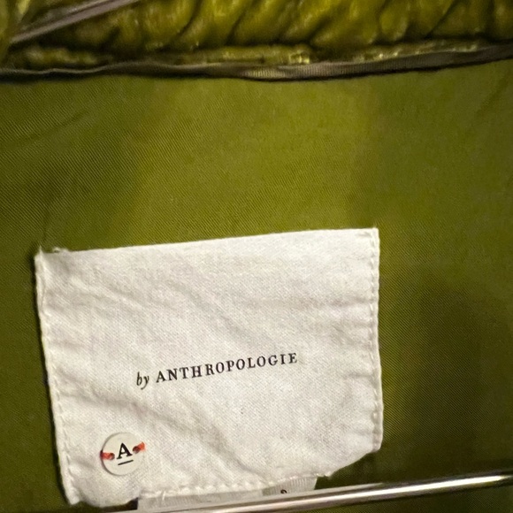 Anthropologie Olive Quilted Women's Jacket - Picture 8 of 8